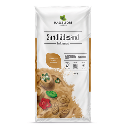 Hasselfors Sandlådesand, 20kg, 42st, Helpall - Fraktfritt