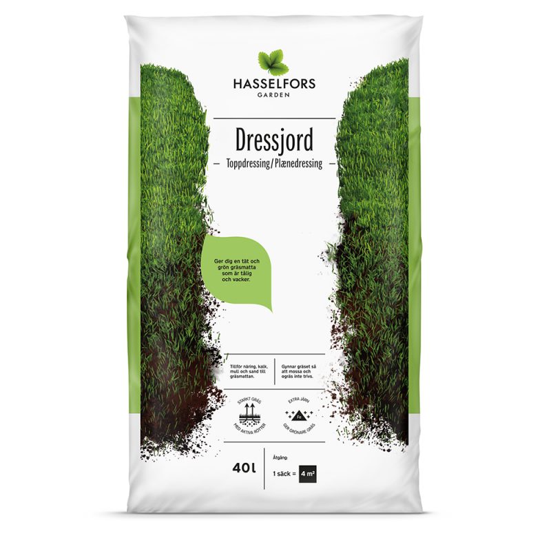 Hasselfors garden basic dressjord 40 liter, Helpall - Fraktfritt