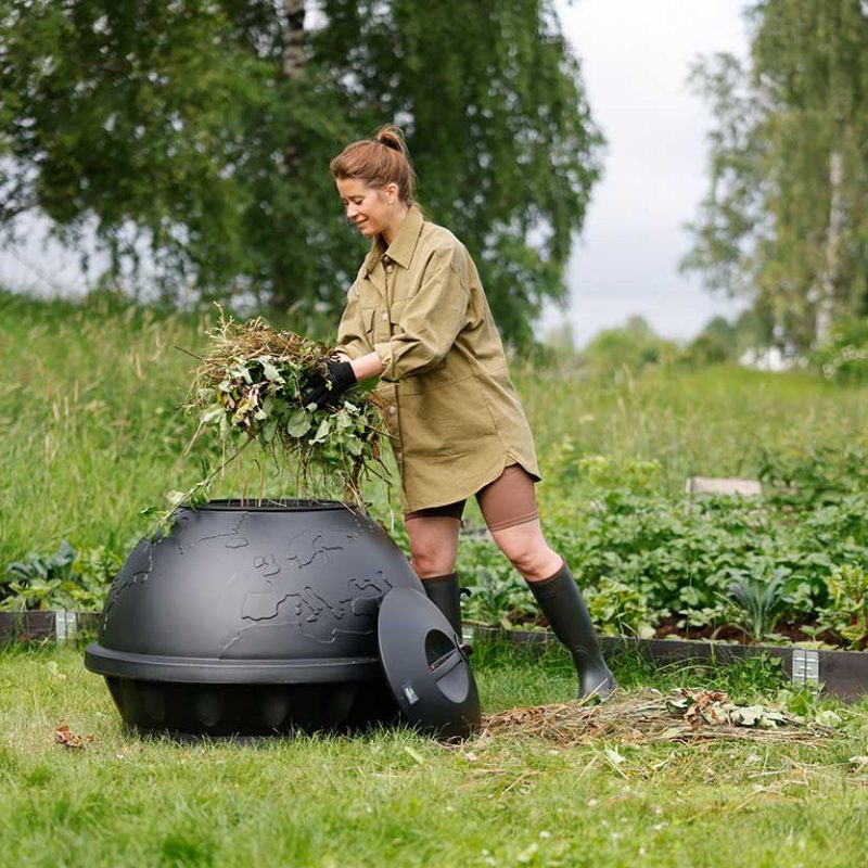 Hasselfors trädgårdskompost, jordglob, 310 liter, 1 st - Fraktfritt